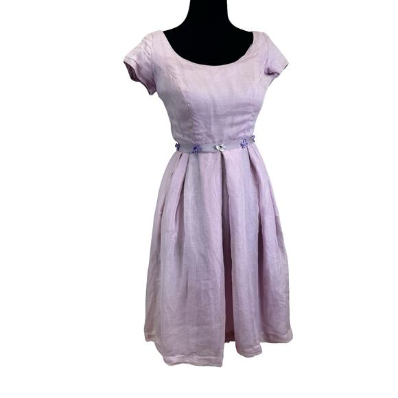 1950s Lavender Party Dress – Miss Betsy for Trask’s of Erie – Junior Size 5